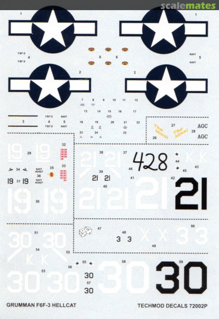 Boxart Grumman F6F-3 Hellcat 72002P Techmod