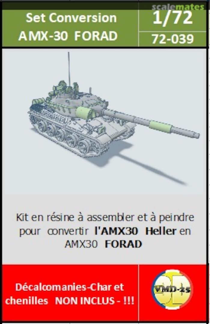 Boxart Set de conversion  "AMX 30 FORAD" 72-039 VMD25_3D