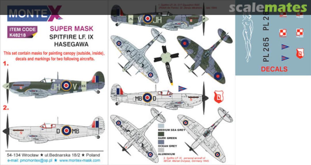 Boxart Spitfire LF Mk.IX K48218 Montex