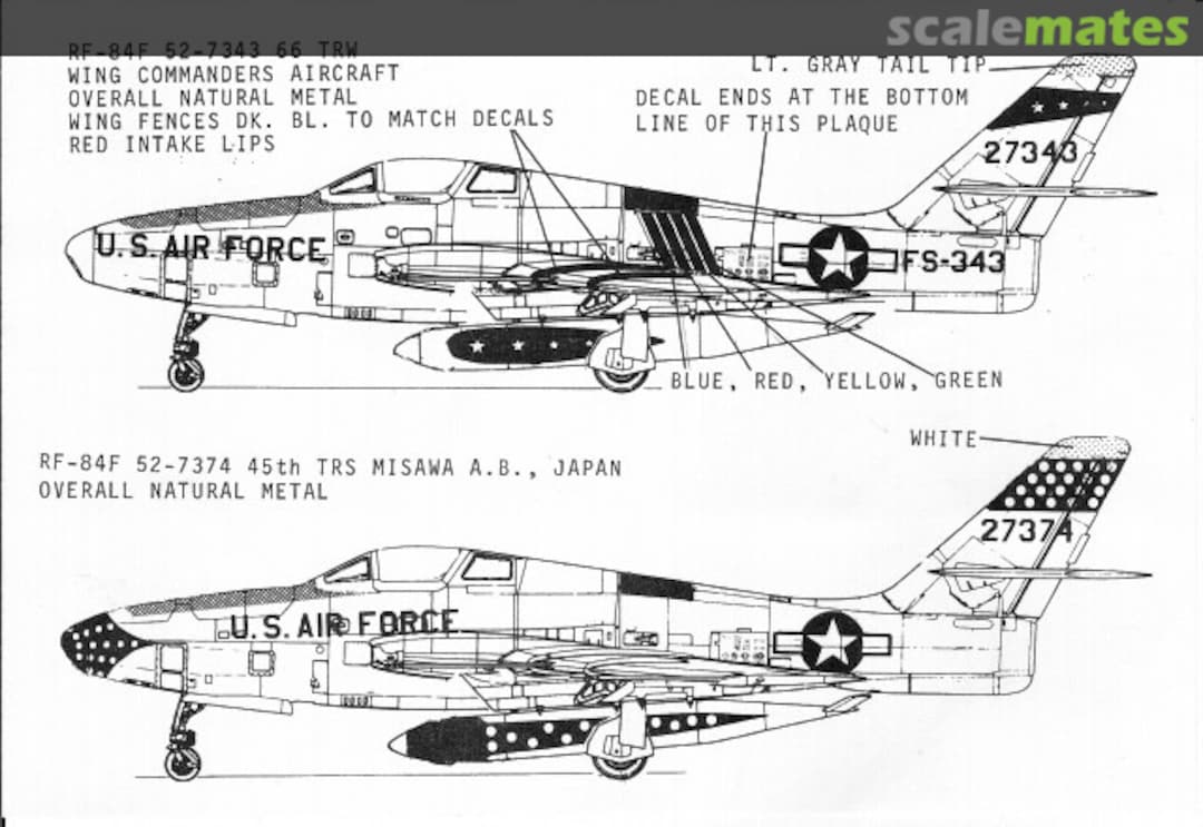 Contents RF-84F 72-339 Microscale