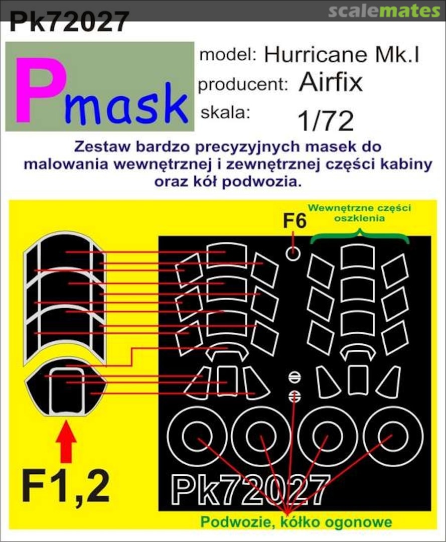 Boxart Hurricane Mk.I PK72027 Pmask