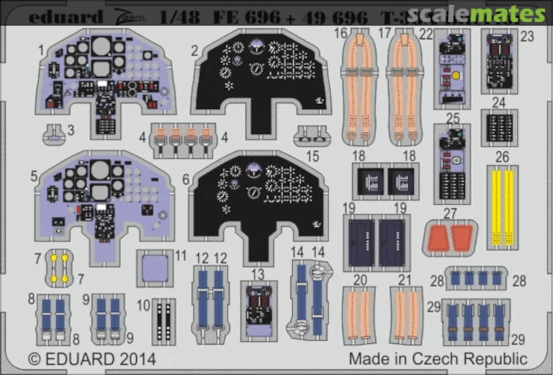 Boxart T-38A interior S.A. (Zoom) FE696 Eduard