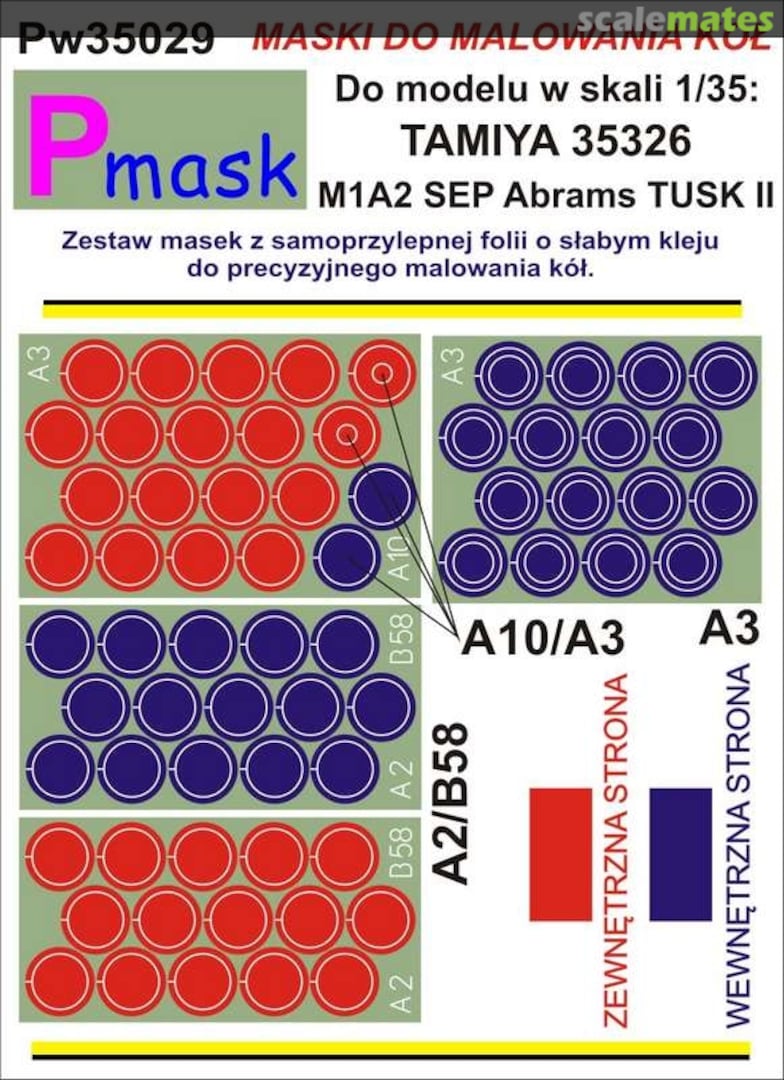 Boxart M1A2 SEP Abrams TUSK II PW35029 Pmask