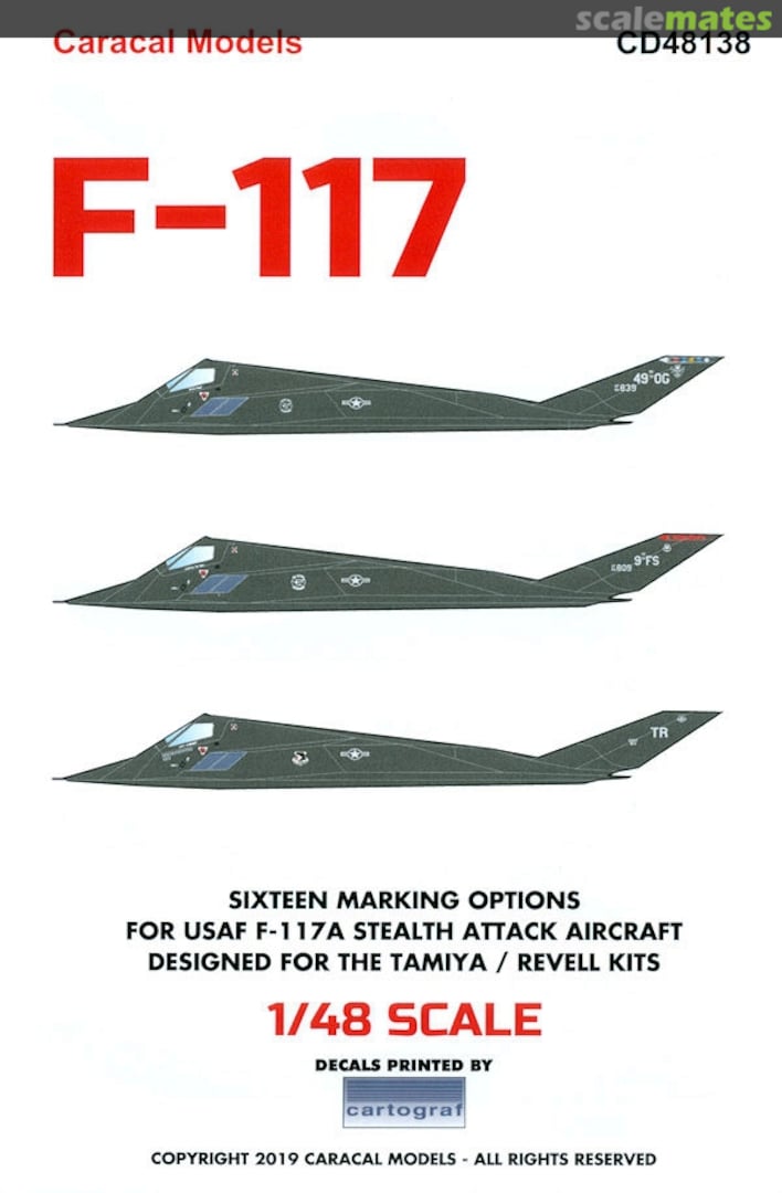 Boxart F-117A CD48138 Caracal Models