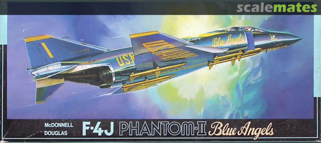 Boxart F-4J Phantom-II Blue Angels 7A-G10 Fujimi