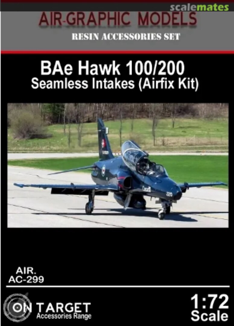 Boxart BAe Hawk 100/200 Series Seamless Intakes AC-299 Air-Graphic Models