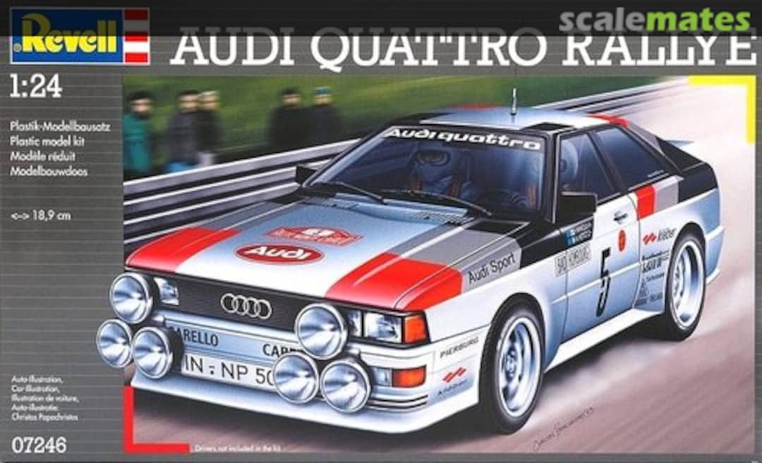 Boxart Audi Quattro Rallye 07246 Revell