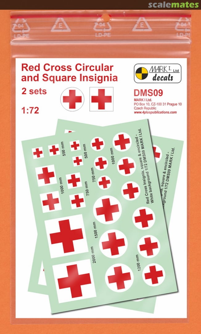 Boxart Red Cross Insignia, square & encircled – White backgroun DMS09 Mark I