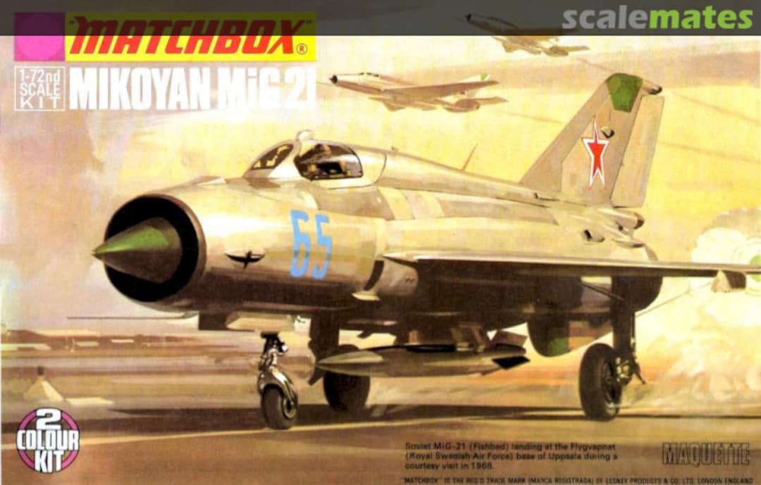 Boxart Mikoyan MiG 21 PK-19 Matchbox