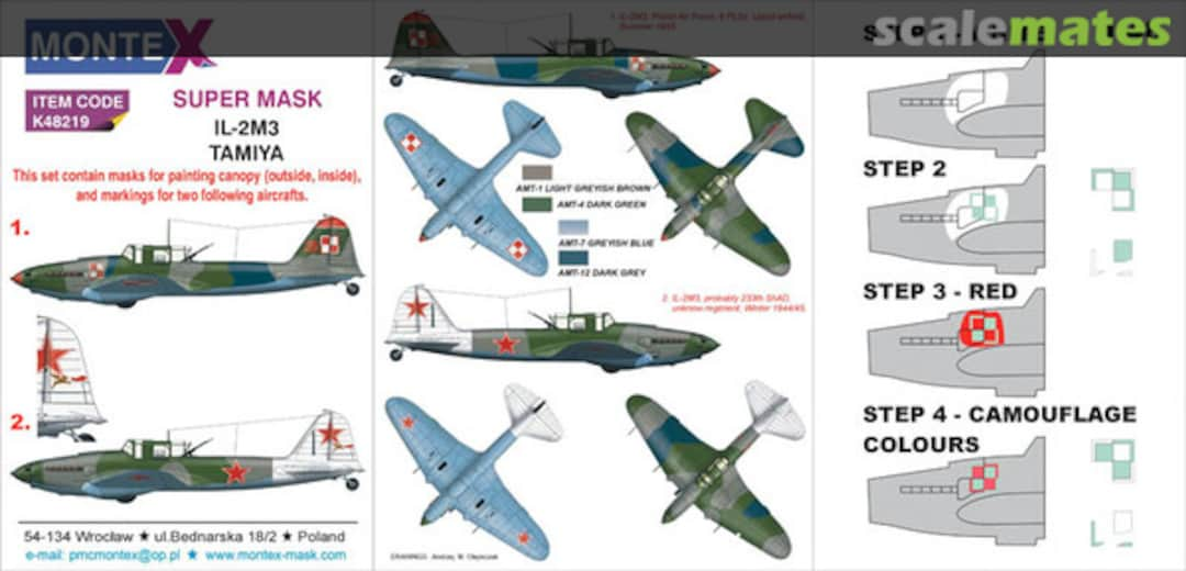 Boxart Il-2M3 K48219 Montex