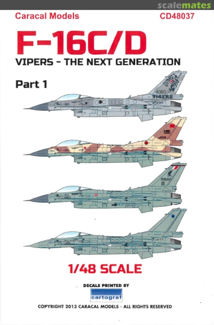 Boxart F-16C/D CD48037 Caracal Models