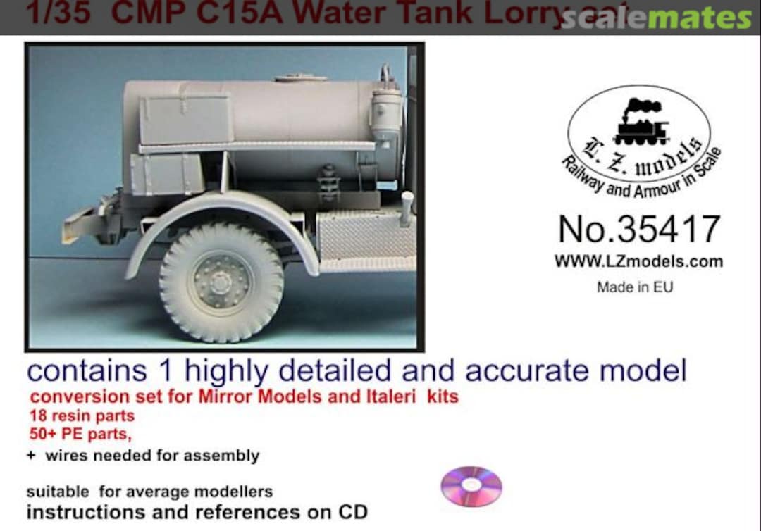 Boxart CMP 15A Water Tank Lorry set 35417 L.Z. Models