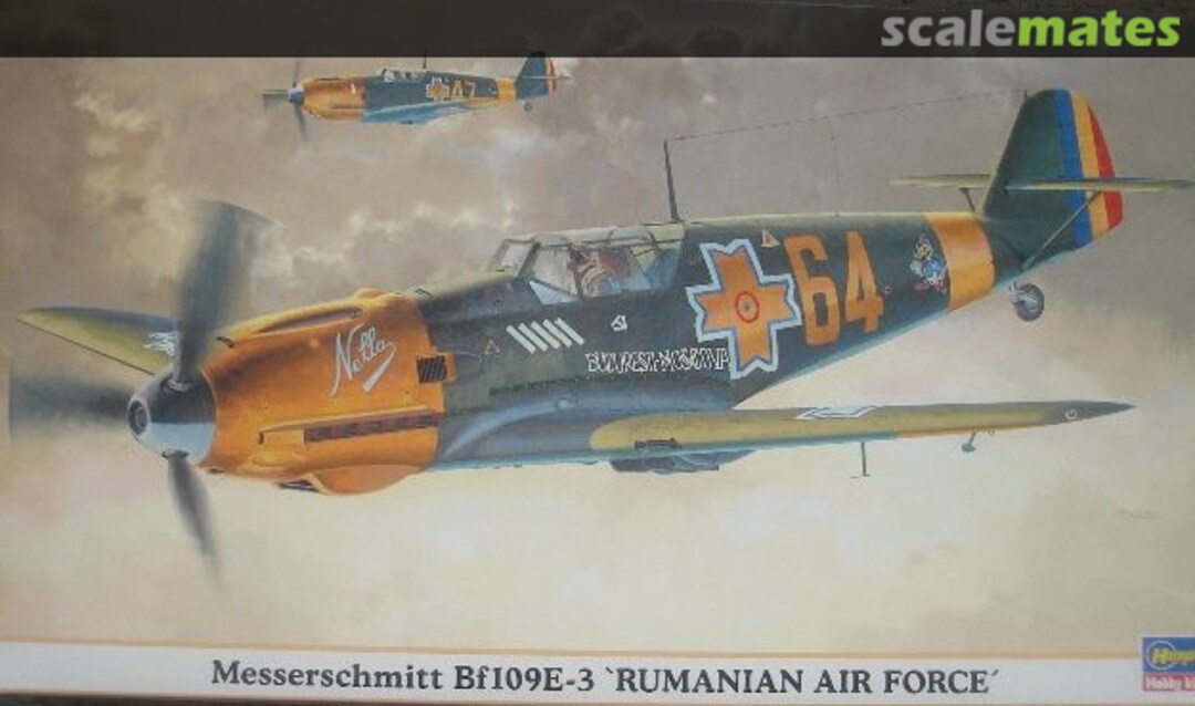 Boxart Messerschmitt Bf109E-3 `Rumanian Air Force´ 09624 Hasegawa