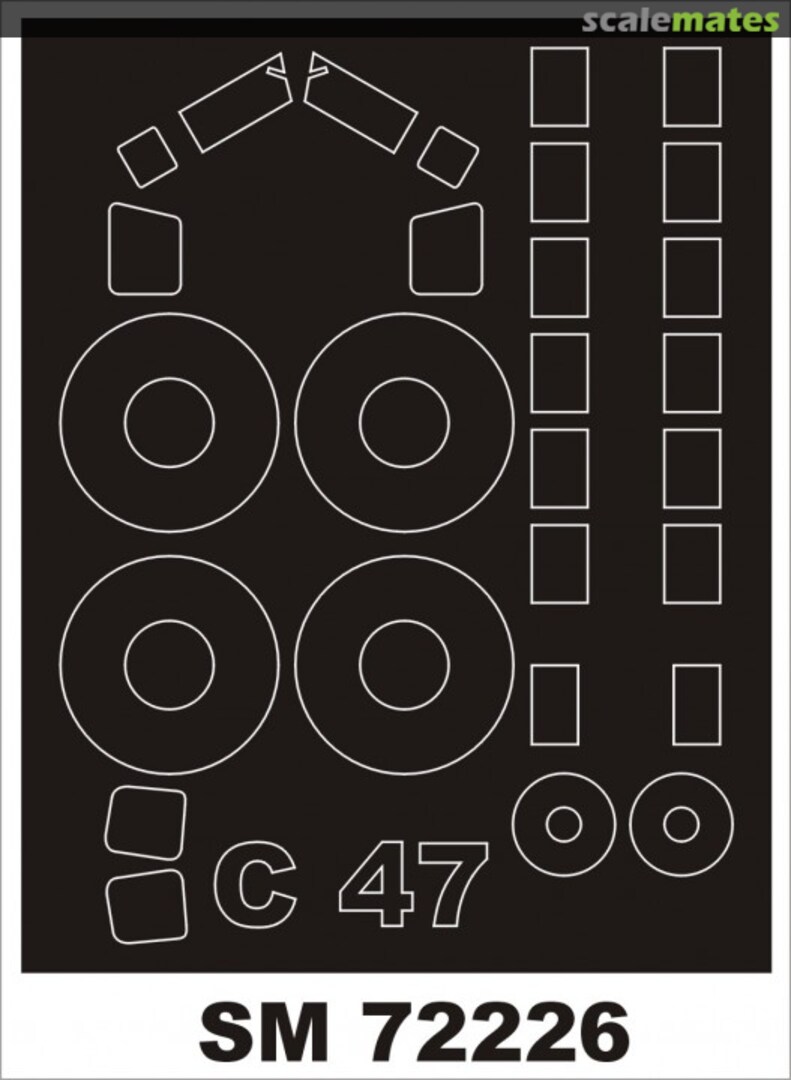 Boxart C-47 Skytrain/Dakota SM72226 Montex