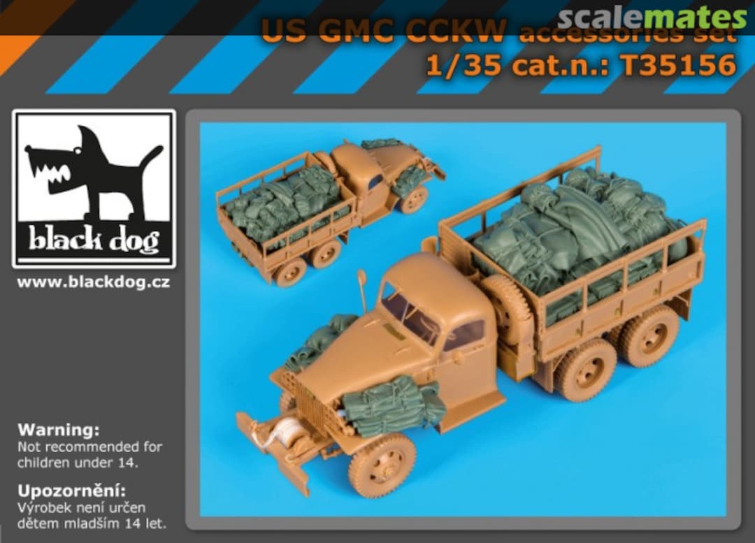 Boxart US GMC CCKW accessories set T35156 Black Dog