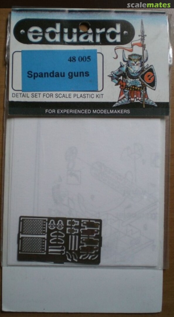 Boxart Spandau Guns - PE Detail Set 48005 Eduard