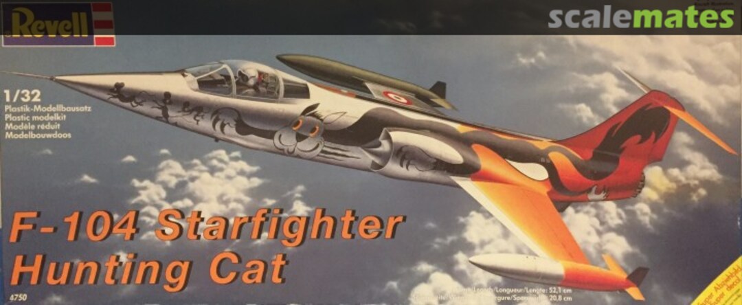 Boxart F-104 Starfighter Hunting Cat 4750 Revell