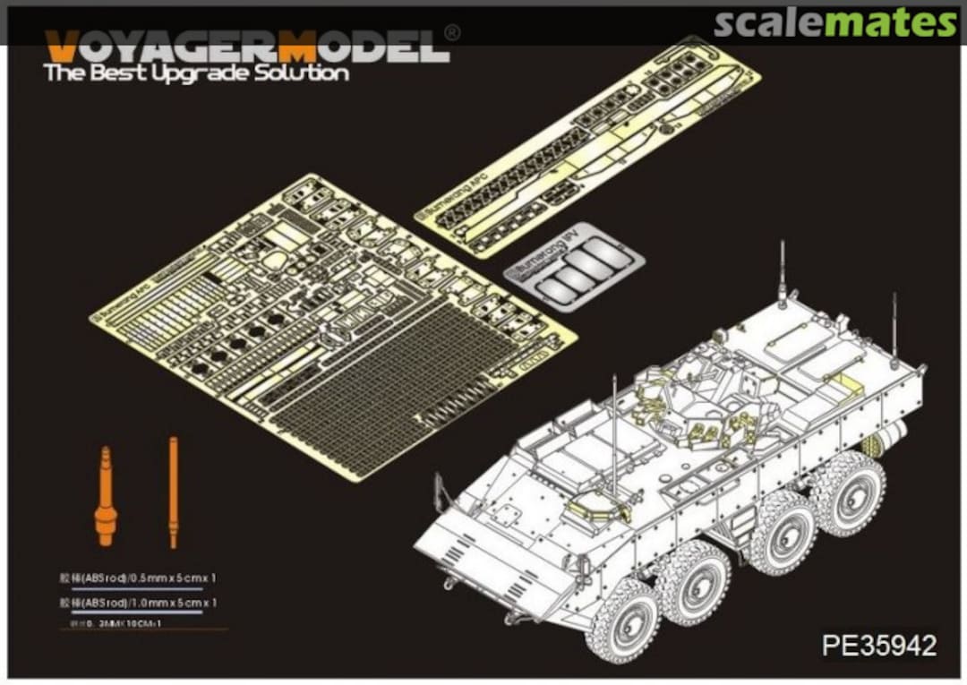 Boxart Modern Russian VPK-7289 Bumerang APC Basic Parts PE35942 Voyager Model