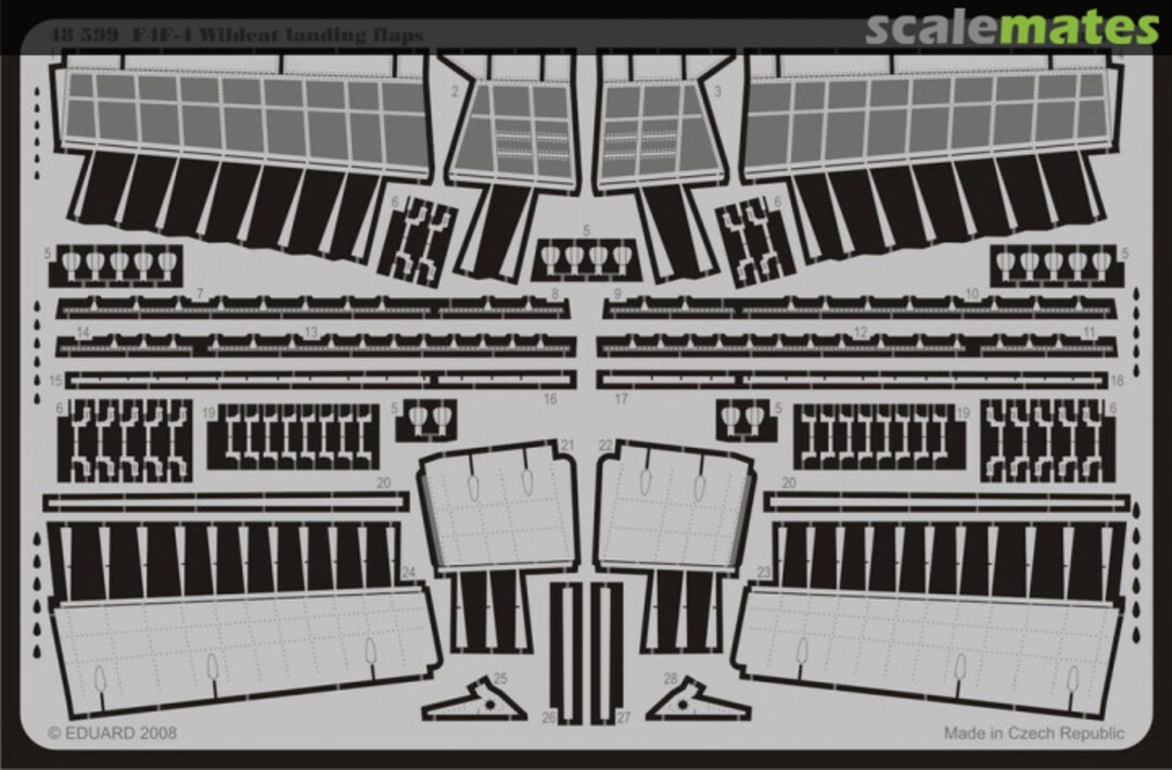 Boxart F4F-4 landing flaps 48599 Eduard