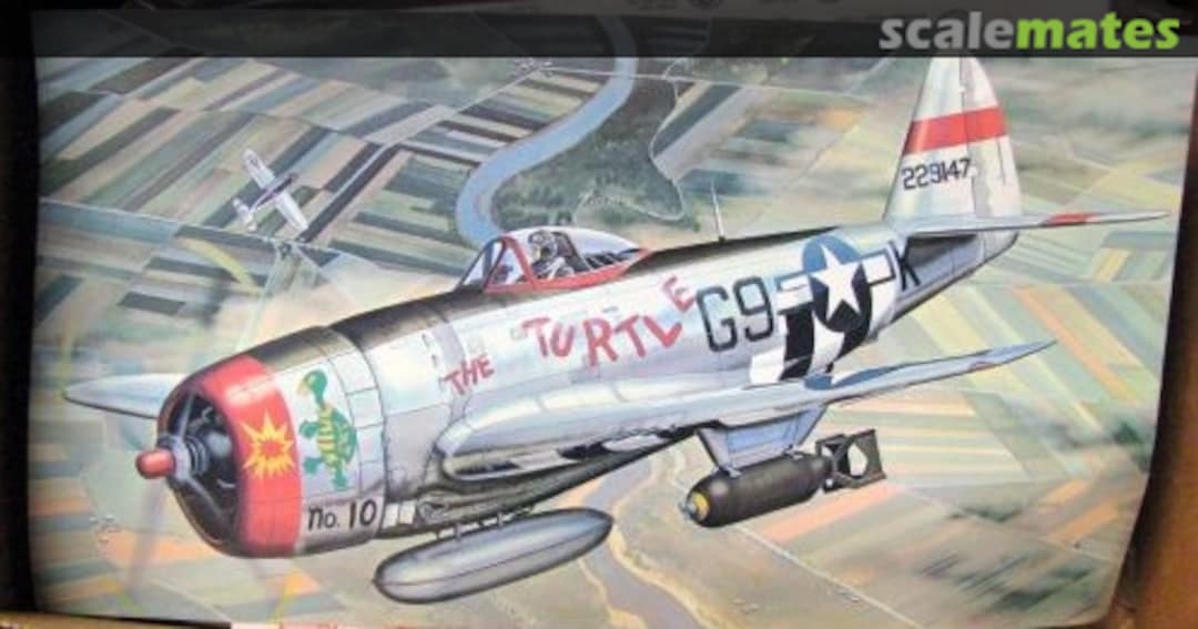 Boxart P-47D Thunderbolt 6908 Monogram