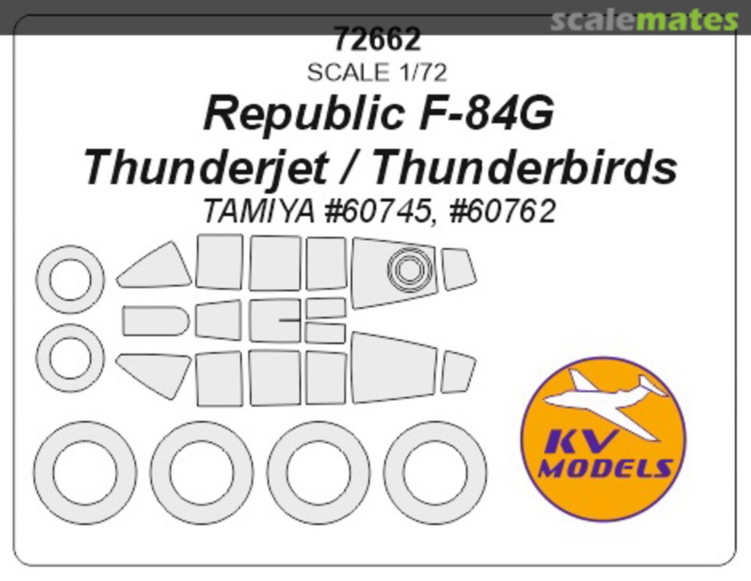 Boxart Republic F-84G Thunderjet 72662 KV Models