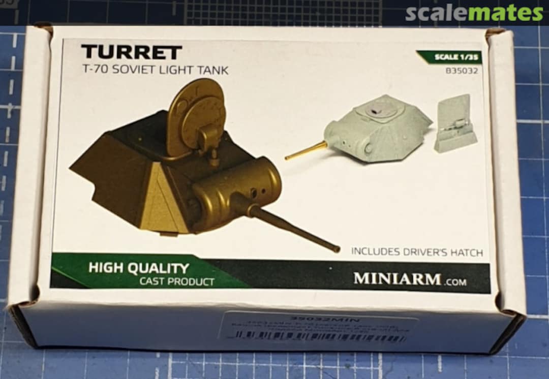 Boxart Turret T-70 Soviet Light Tank B35032 Miniarm