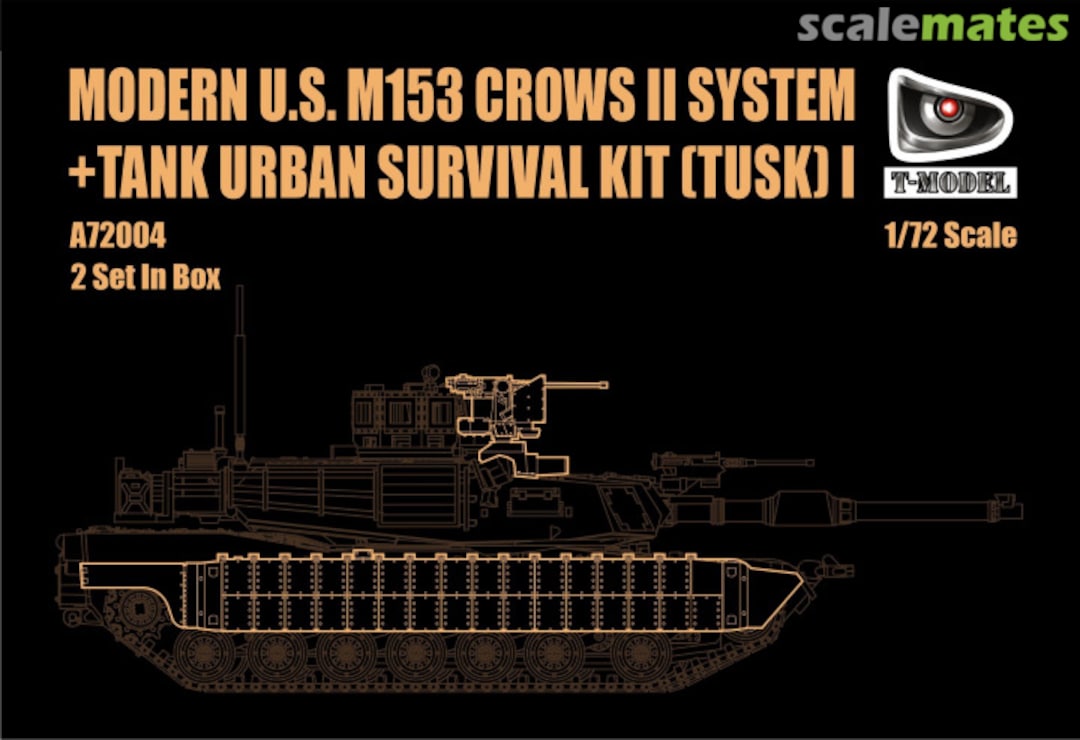 Boxart Modern U.S. M153 CROWS II System + Tank Urban Survival Kit (TUSK) I A72004 T-Model