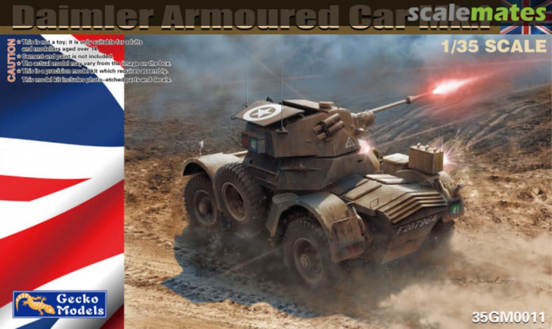 Boxart Daimler Armoured Car Mk.I 35GM0011 Gecko Models