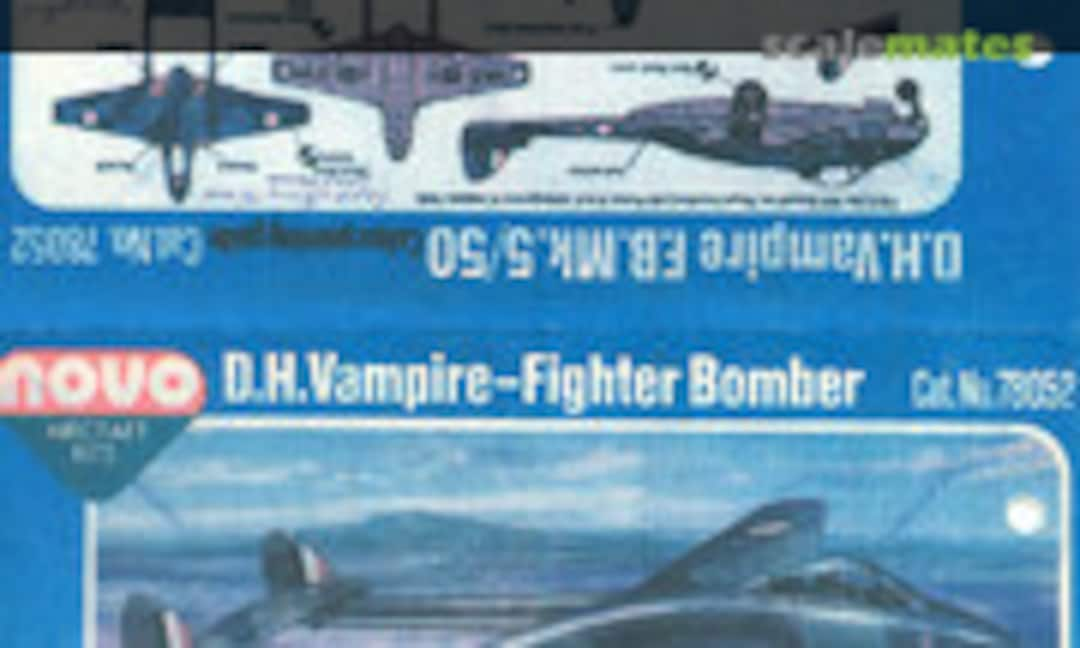 1:72 D.H.Vampire-Fighter Bomber (BFI Baku Toys Factory (БФИ) 78052)