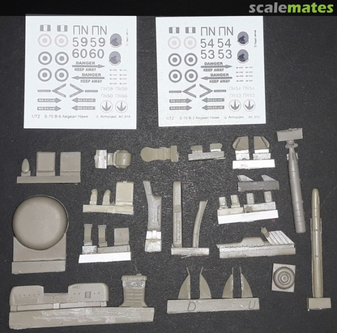 Boxart S-70 Aegean Hawk conversion set AC 72053 Armycast M&M