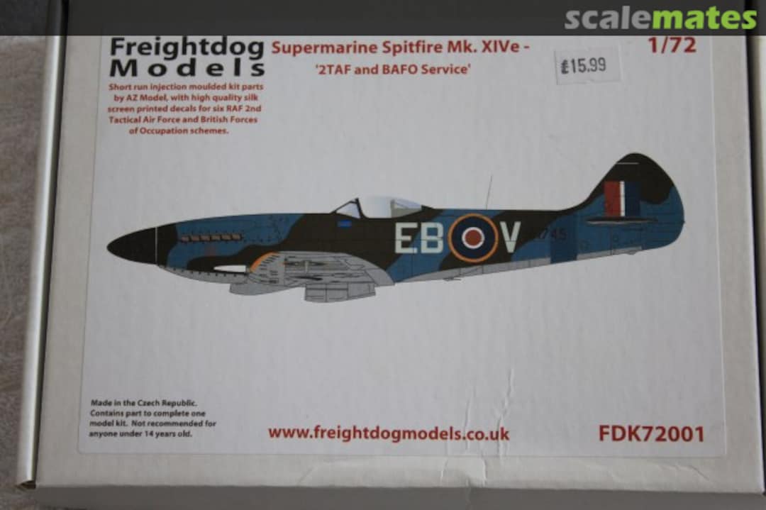 Boxart Supermarine Spitfire Mk.XIVe FDK72001 Freightdog Models