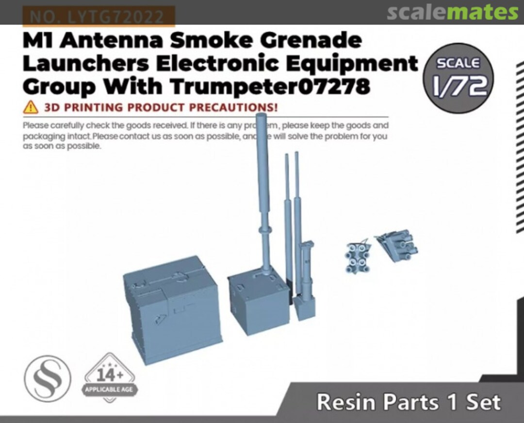 Boxart M1 Antenna Smoke Grenade Launchers Electronic Equipment Group LYTG72022 Yao's Studio