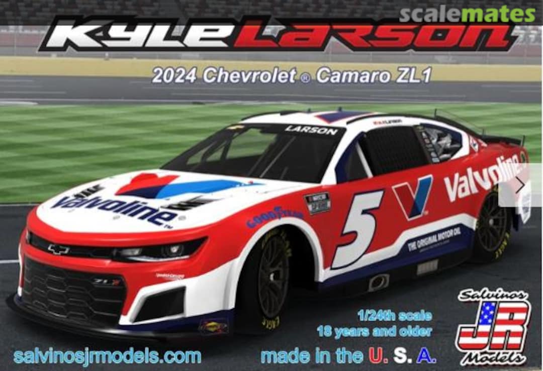 Boxart 2024 Chevrolet Camaro ZL1 HMC2024KLV Salvinos JR Models