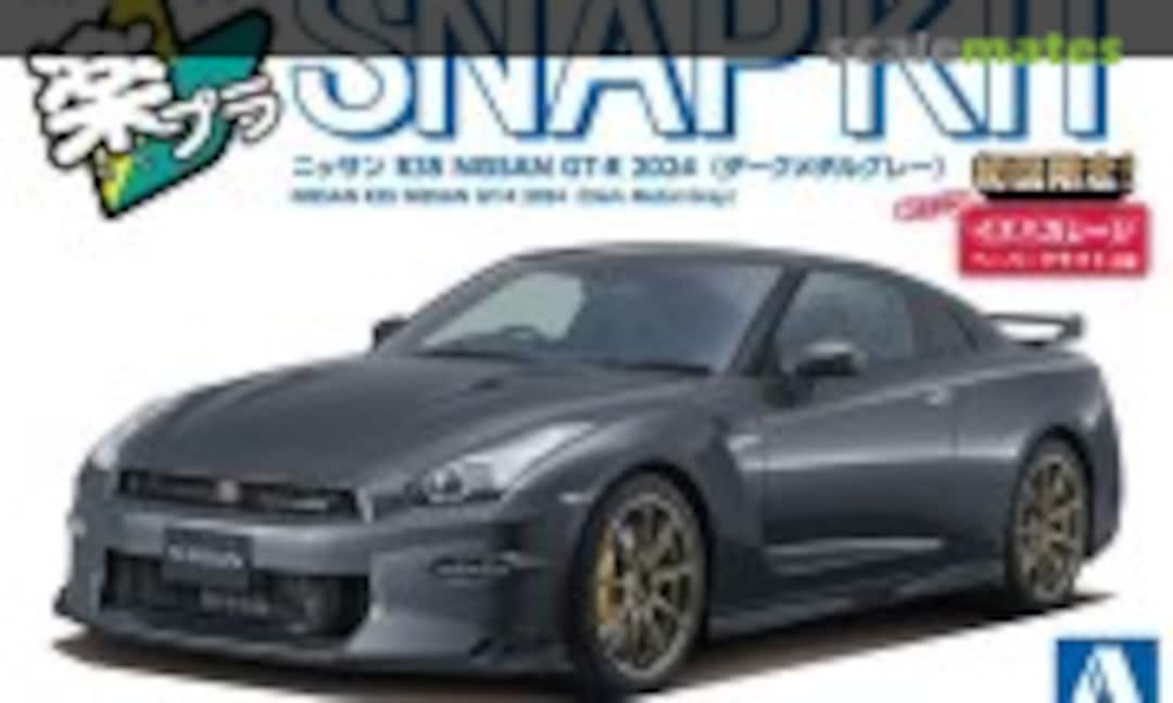 1:32 Nissan R35 Nissan GT-R 2024 (Dark Metal Gray) (Aoshima 065495)