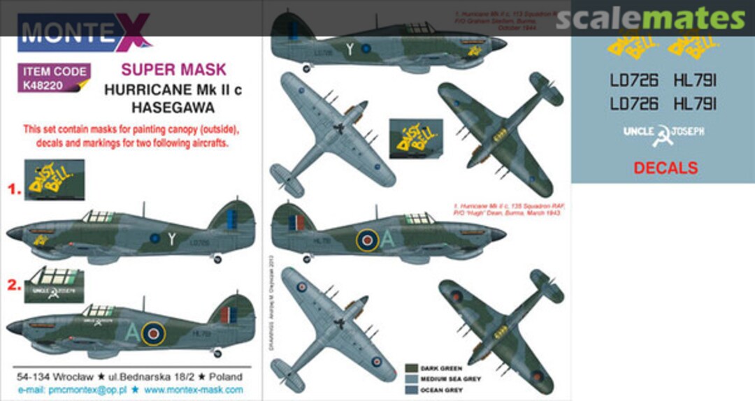 Boxart Hawker Hurricane Mk.IIC K48220 Montex