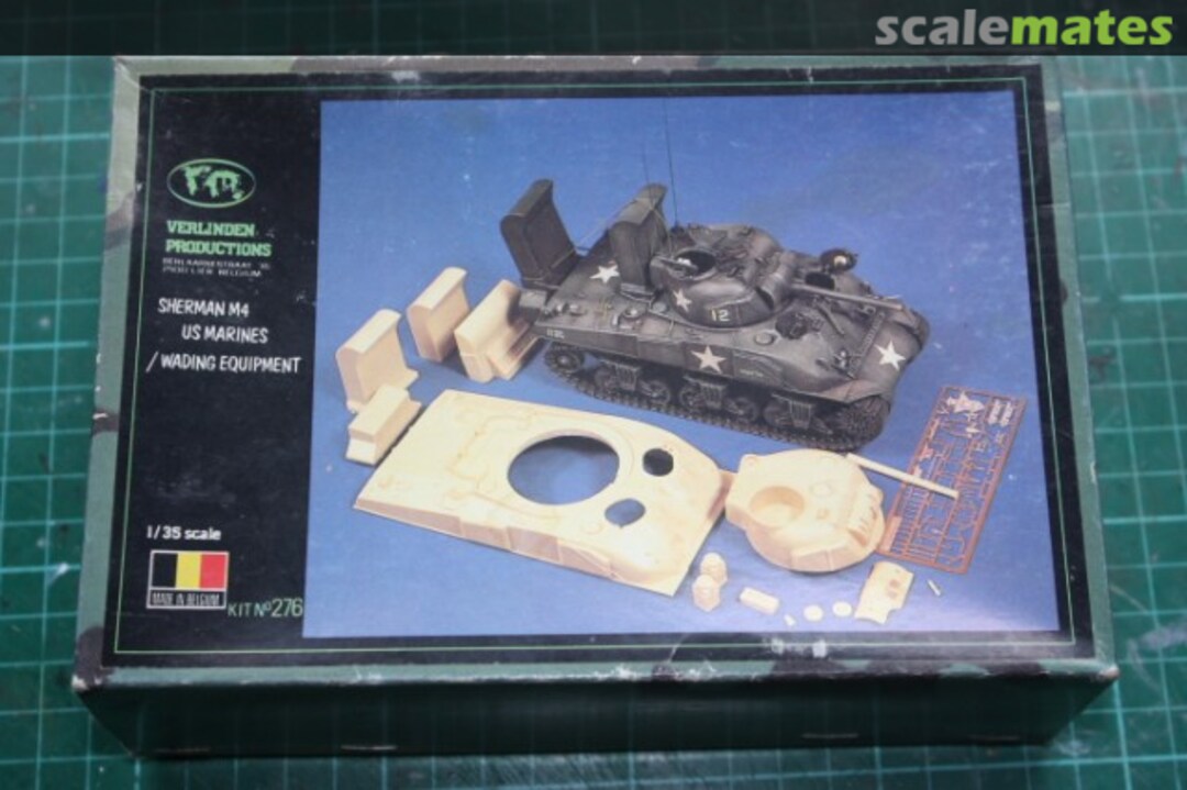 Boxart Sherman M4 wading equipment 276 Verlinden Productions