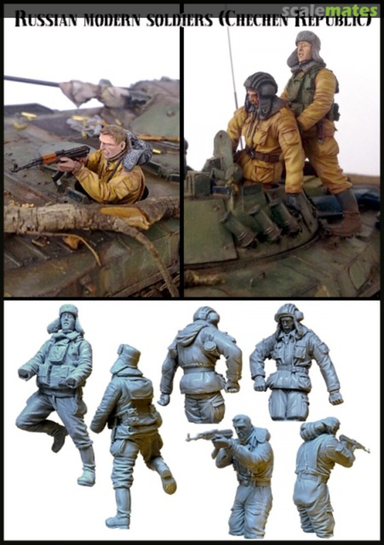 Boxart Russian modern Soldiers Chechen Republic EM-35038 Evolution Miniatures