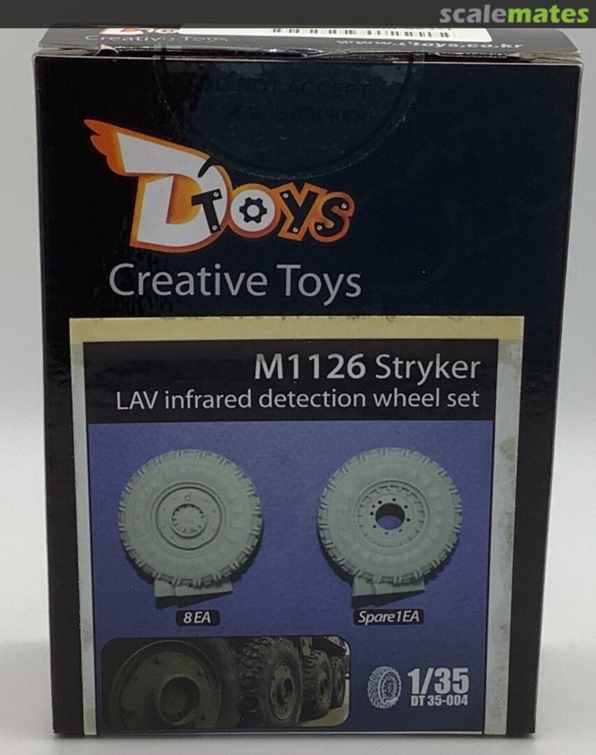 Boxart M1126 Stryker LAV Infrqred Detection Wheel Set (for AFV Club) DT35-004 Division Miniature