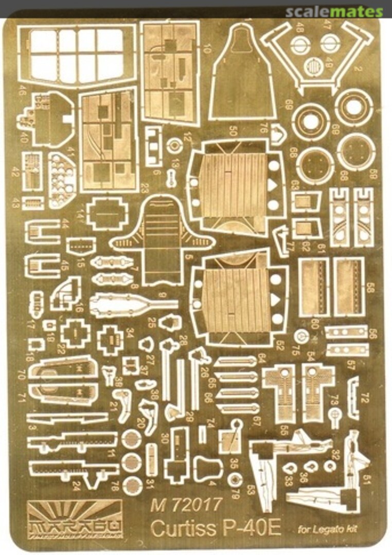 Boxart Curtiss P-40E M72017 Marabu