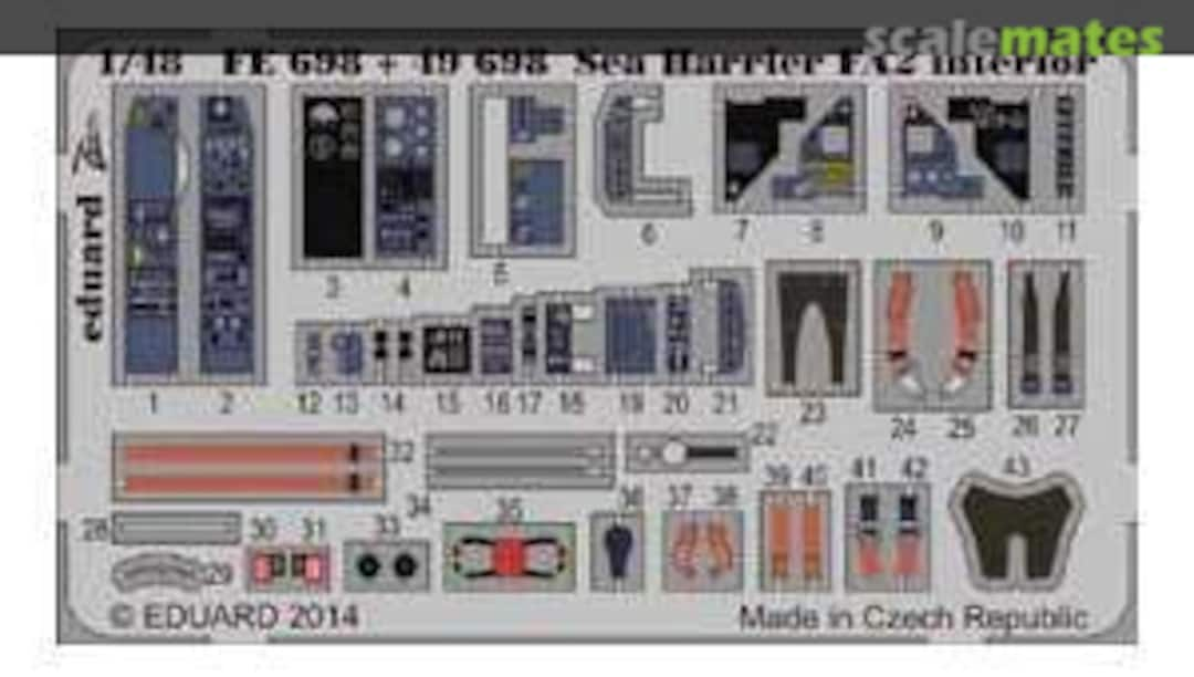 Boxart Sea Harrier FA2 interior S.A. FE698 Eduard