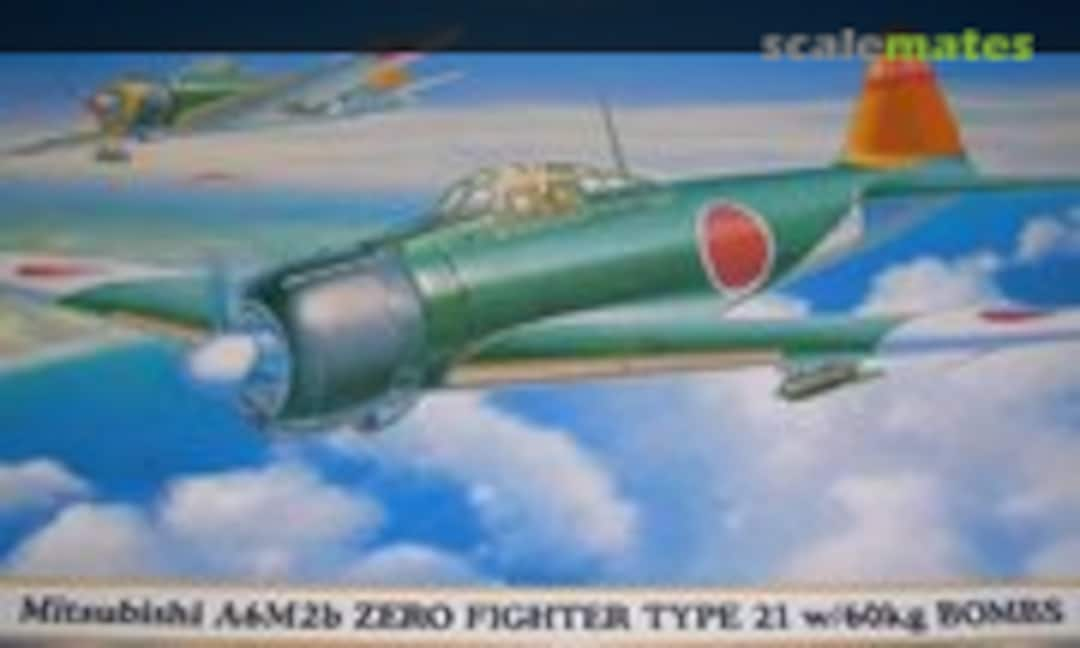 1:48 Mitsubishi A6M2b Zero Fighter Type 21 w/60kg Bombs (Hasegawa 09626)