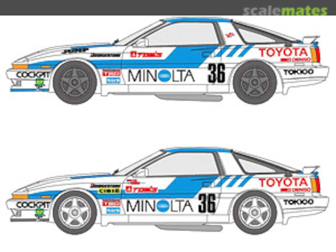 Boxart Minolta Supra 1987-88 Decal Set (for Tamiya) SHK-D271 Shunko Models