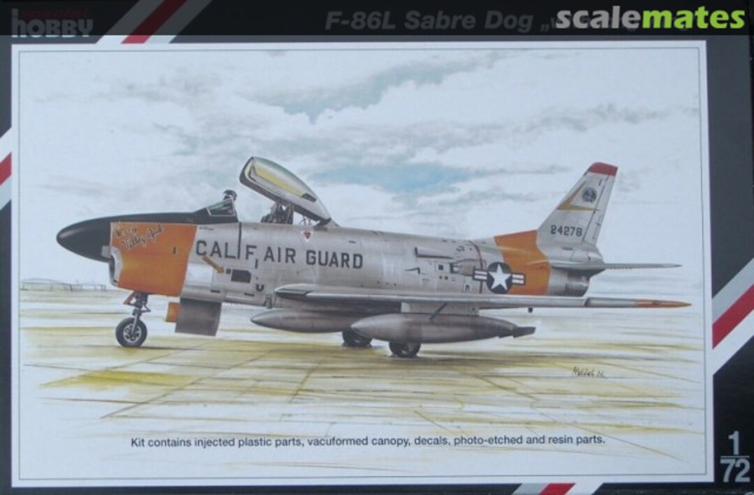 Boxart F-86L Sabre Dog SH72144 Special Hobby