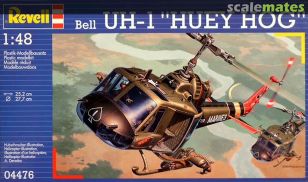 Boxart Bell UH-1 "Huey Hog" 04476 Revell