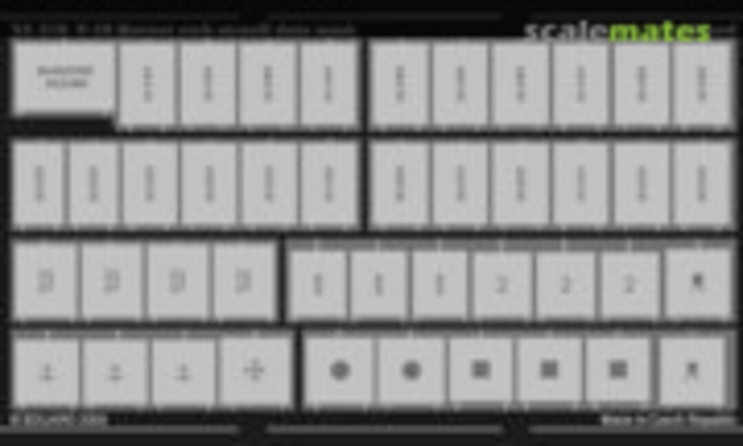 1:32 F-18 etch stencil data mask (Eduard XL516)