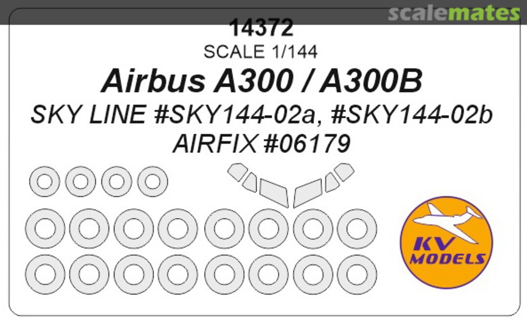 Boxart Airbus A300 / A300B 14372 KV Models