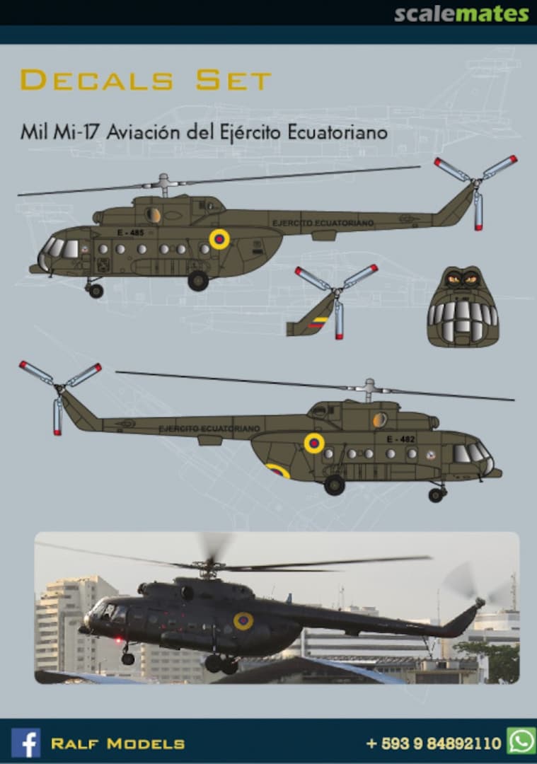 Boxart Mil Mi-17 Ecuadorian Army RM 003-72 Ralf Models