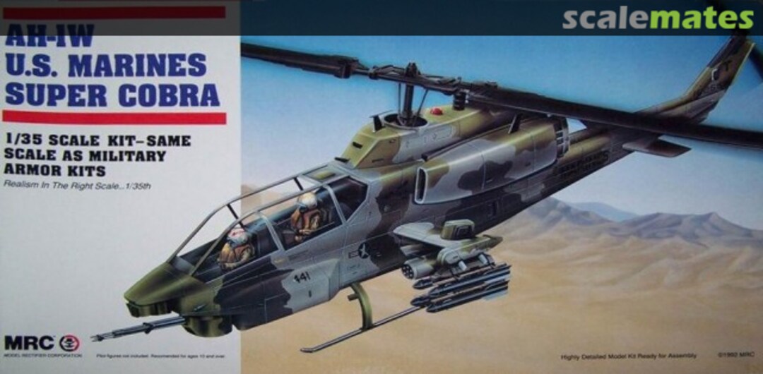 Boxart AH-1W U.S. Marines Super Cobra BA-100 MRC