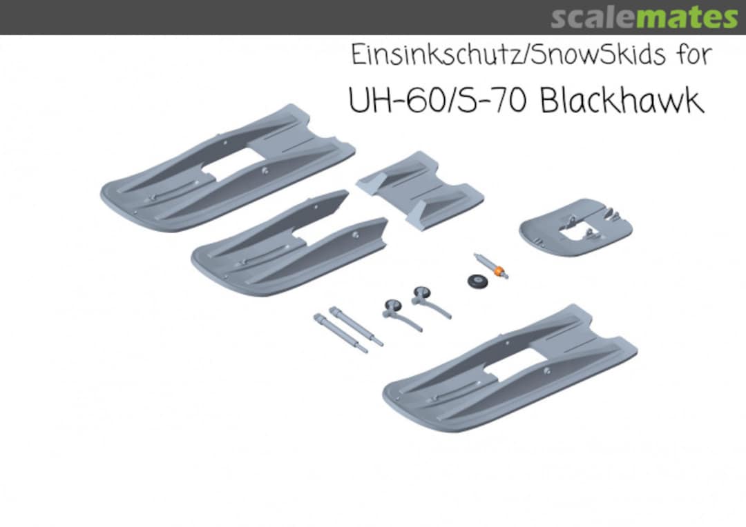 Boxart S-70 Blackhawk Einsinkschutz/Schneebretter HT35006 Brent-Air-Decals