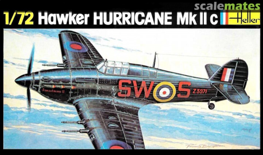 Boxart Hawker Hurricane Mk II c 269 Heller